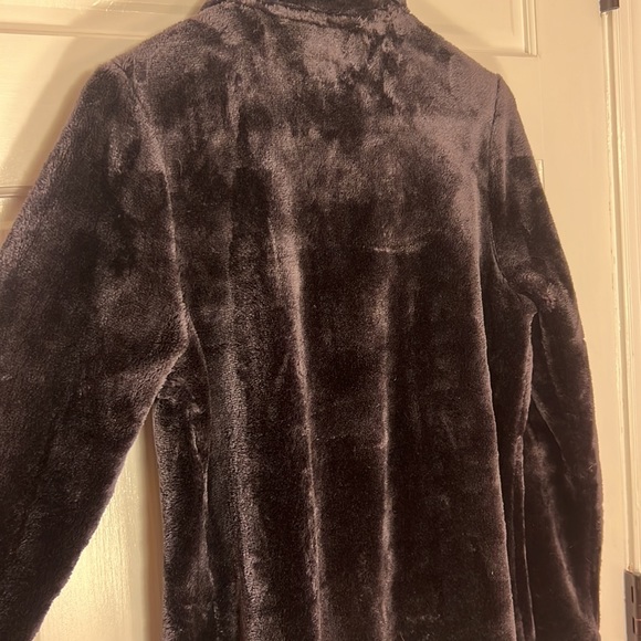 Fuzzy Dark Purple Full-Zip Jacket 32° - Picture 3 of 4